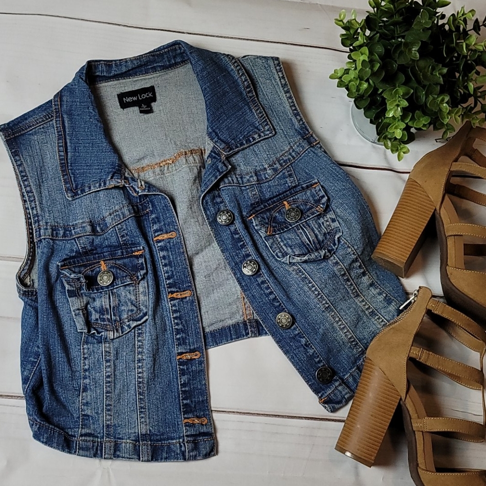 Jean crop Blazer